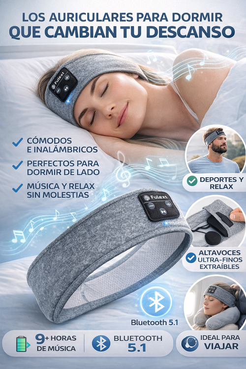 2-in-1 Bluetooth Sleep and Workout Headband